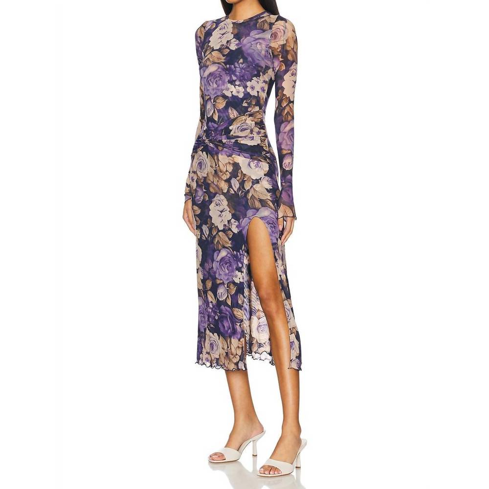 NEW FREE PEOPLE gianni maxi dress in denim combo - Picture 3 of 5
